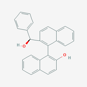 molecular formula C27H20O2 B11926255 (S)-2-Hydroxy-2'-[(S)-hydroxy(phenyl)methyl]-[1,1'-binaphthalene] 