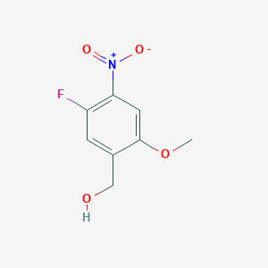 molecular formula C8H8FNO4 B11926256 5-Fluoro-2-methoxy-4-nitrobenzyl Alcohol CAS No. 2006278-11-9