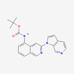 N-Boc-3-(1H-pyrrolo[2,3-c]pyridin-1-yl)isoquinolin-5-amine