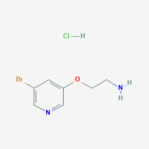 2-((5-Bromopyridin-3-yl)oxy)ethanamine hydrochloride