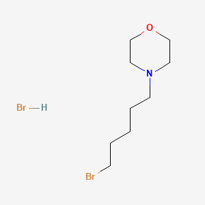 molecular formula C9H19Br2NO B11926481 4-(5-Bromopentyl)morpholine Hydrobromide 