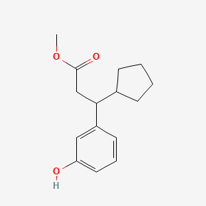 Methyl 3-Cyclopentyl-3-(3-hydroxyphenyl)propanoate