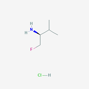 molecular formula C5H13ClFN B11926573 (S)-1-Fluoro-3-methyl-2-butylamine Hydrochloride 