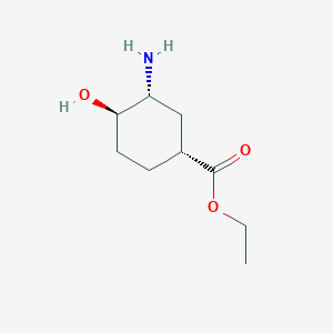 (1R,3R,4R)-3-Amino-4-hydroxy-cyclohexanecarboxylic acid ethyl ester