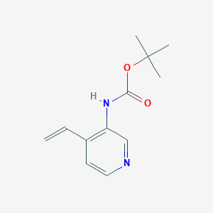 molecular formula C12H16N2O2 B11926598 tert-Butyl (4-vinylpyridin-3-yl)carbamate 