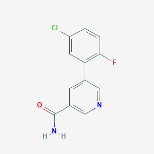 5-(5-Chloro-2-fluorophenyl)nicotinamide