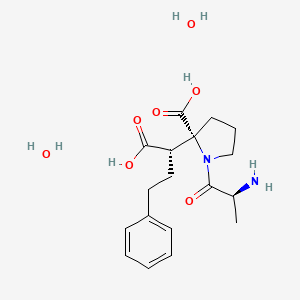 ((S)-1-carboxy-3-phenylpropyl)-L-alanyl-L-proline dihydrate