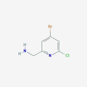 (4-Bromo-6-chloropyridin-2-yl)methanamine