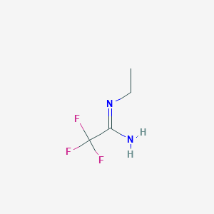 N-ethyl-2,2,2-trifluoroacetimidamide