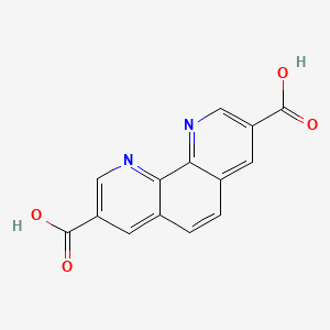 molecular formula C14H8N2O4 B11926887 1,10-Phenanthroline-3,8-dicarboxylic acid 