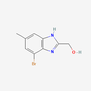 4-Bromo-2-(hydroxymethyl)-6-methylbenzimidazole