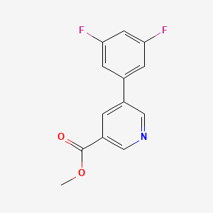 molecular formula C13H9F2NO2 B11926965 Methyl 5-(3,5-difluorophenyl)nicotinate CAS No. 1346691-75-5