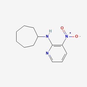 molecular formula C12H17N3O2 B11927002 N-Cycloheptyl-3-nitropyridin-2-amine CAS No. 1098354-07-4