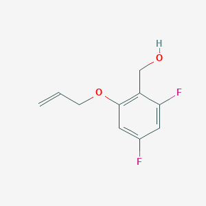 molecular formula C10H10F2O2 B11927079 2-(Allyloxy)-4,6-difluorobenzyl Alcohol 