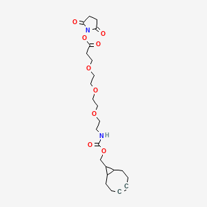 molecular formula C24H34N2O9 B1192708 endo-BCN-PEG3-NHS 酯 