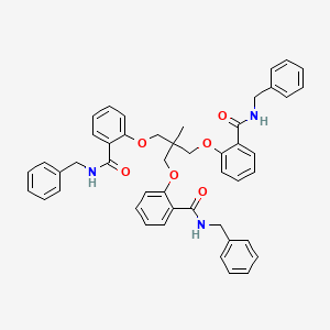 2,2'-((2-((2-(Benzylcarbamoyl)phenoxy)methyl)-2-methylpropane-1,3-diyl)bis(oxy))bis(N-benzylbenzamide)