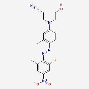 Propanenitrile, 3-[[4-[(2-bromo-6-methyl-4-nitrophenyl)azo]-3-methylphenyl](2-hydroxyethyl)amino]-