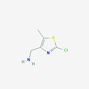 molecular formula C5H7ClN2S B11927280 (2-Chloro-5-methylthiazol-4-yl)methanamine 