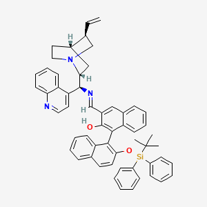 (1S)-3-[[(9S)-Cinchonan-9-ylimino]methyl]-2'-[[(tert-butyl)diphenylsilyl]oxy]-[1,1'-binaphthalen]-2-ol