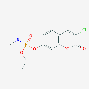 3-chloro-7-{[(dimethylamino)(ethoxy)phosphoryl]oxy}-4-methyl-2H-chromen-2-one