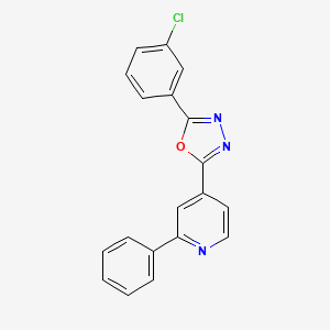 molecular formula C19H12ClN3O B11927350 Pim-1 kinase inhibitor 4 