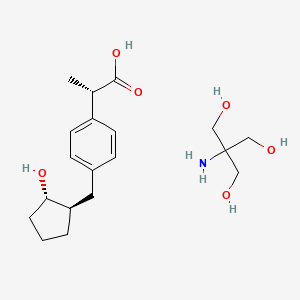 molecular formula C19H31NO6 B11927360 Loxoprofenol-SRS (tromethamine) 