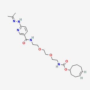 molecular formula C24H37N5O5 B11927406 HyNic-PEG2-TCO 