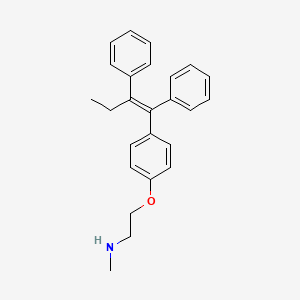 2-[4-[(E)-1,2-diphenylbut-1-enyl]phenoxy]-N-methylethanamine