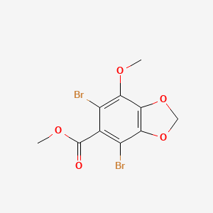 Methyl 4,6-dibromo-7-methoxybenzo[d][1,3]dioxole-5-carboxylate