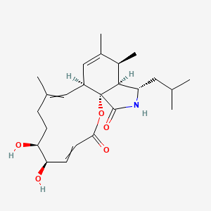 (1R,6R,7S,12S,15S,16S,17S)-6,7-dihydroxy-10,14,15-trimethyl-17-(2-methylpropyl)-2-oxa-18-azatricyclo[10.7.0.01,16]nonadeca-4,10,13-triene-3,19-dione