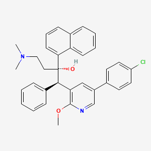 molecular formula C34H33ClN2O2 B11927677 Sudapyridine CAS No. 1859978-72-5