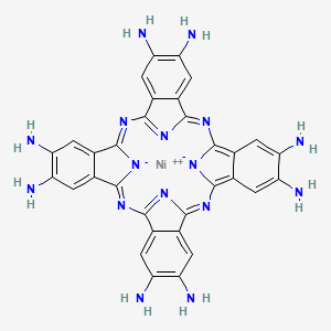 Nickel(II) 2,3,9,10,16,17,23,24-Octakis(amino)phthalocyanine