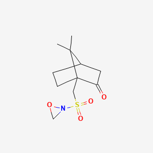 molecular formula C11H17NO4S B11928122 7,7-dimethyl-1-(oxaziridin-2-ylsulfonylmethyl)norbornan-2-one;(1R)-(-)-(10-Camphorsulfonyl)oxaziridine 