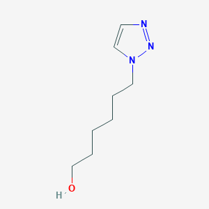 molecular formula C8H15N3O B11928159 6-(1,2,3-Triazol-1-yl)-1-hexanol 