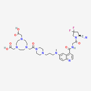 molecular formula C37H50F2N10O7 B11928243 Nota-fapi-46 