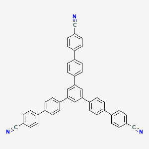 4-[4-[3,5-bis[4-(4-cyanophenyl)phenyl]phenyl]phenyl]benzonitrile