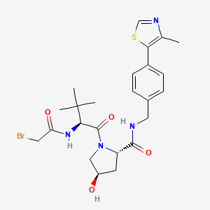 molecular formula C24H31BrN4O4S B11928299 (S,R,S)-AHPC-C1-Br 