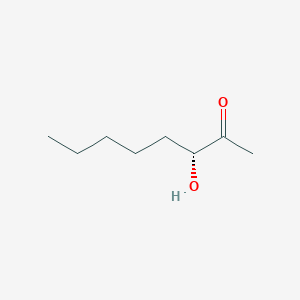 molecular formula C8H16O2 B119283 (3R)-3-羟基-2-辛酮 CAS No. 146329-67-1