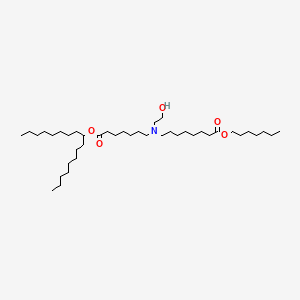 heptyl 8-[(7-heptadecan-9-yloxy-7-oxoheptyl)-(2-hydroxyethyl)amino]octanoate