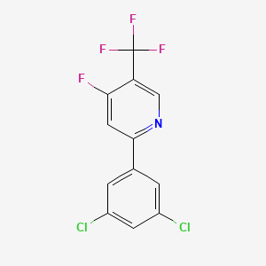 2-(3,5-Dichlorophenyl)-4-fluoro-5-(trifluoromethyl)pyridine