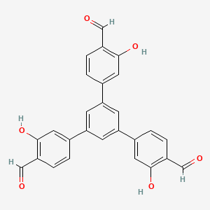 4-[3,5-bis(4-formyl-3-hydroxyphenyl)phenyl]-2-hydroxybenzaldehyde