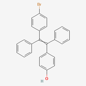 4-[(1E)-2-(4-bromophenyl)-1,2-diphenylethenyl]phenol