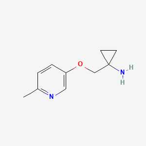 1-(((6-Methylpyridin-3-yl)oxy)methyl)cyclopropanamine