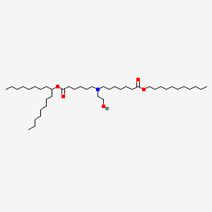 undecyl 7-[(6-heptadecan-9-yloxy-6-oxohexyl)-(2-hydroxyethyl)amino]heptanoate