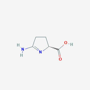 molecular formula C5H8N2O2 B11928546 (R)-5-Amino-3,4-dihydro-2H-pyrrole-2-carboxylic acid 