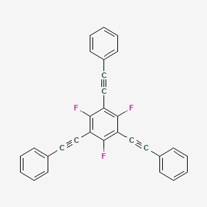 1,3,5-Trifluoro-2,4,6-tris(phenylethynyl)benzene