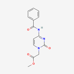 Methyl 2-(4-benzamido-2-oxopyrimidin-1(2H)-yl)acetate