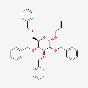 (2R,3R,4S,5R,6S)-3,4,5-tris(phenylmethoxy)-2-(phenylmethoxymethyl)-6-prop-2-enoxyoxane