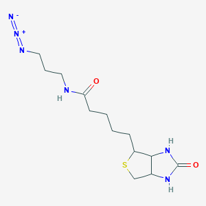 molecular formula C13H22N6O2S B11928627 N-(3-azidopropyl)-5-(2-oxo-1,3,3a,4,6,6a-hexahydrothieno[3,4-d]imidazol-4-yl)pentanamide 