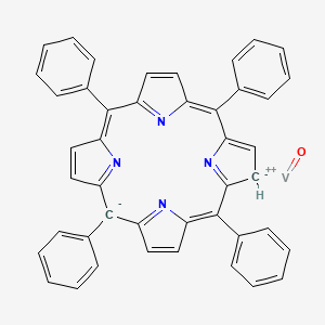 molecular formula C44H28N4OV B11928644 Tetraphenyl porphine vanadium oxide 